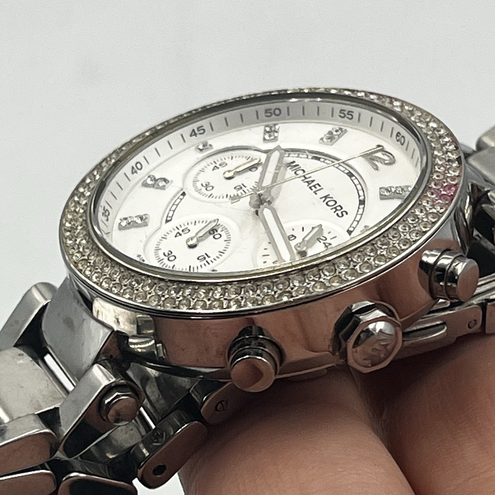 Michael Kors MK5353 Parker Chronograph Stainless Steel Bracelet Women’s Watch