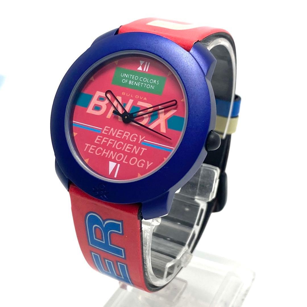Bulova United Colors of Benetton BN3X Quartz Red Watch