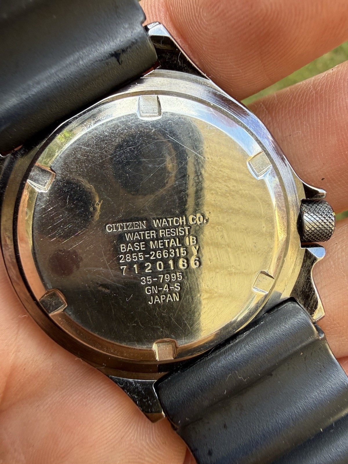 Citizen Vintage Divers watch Gun Metal.
