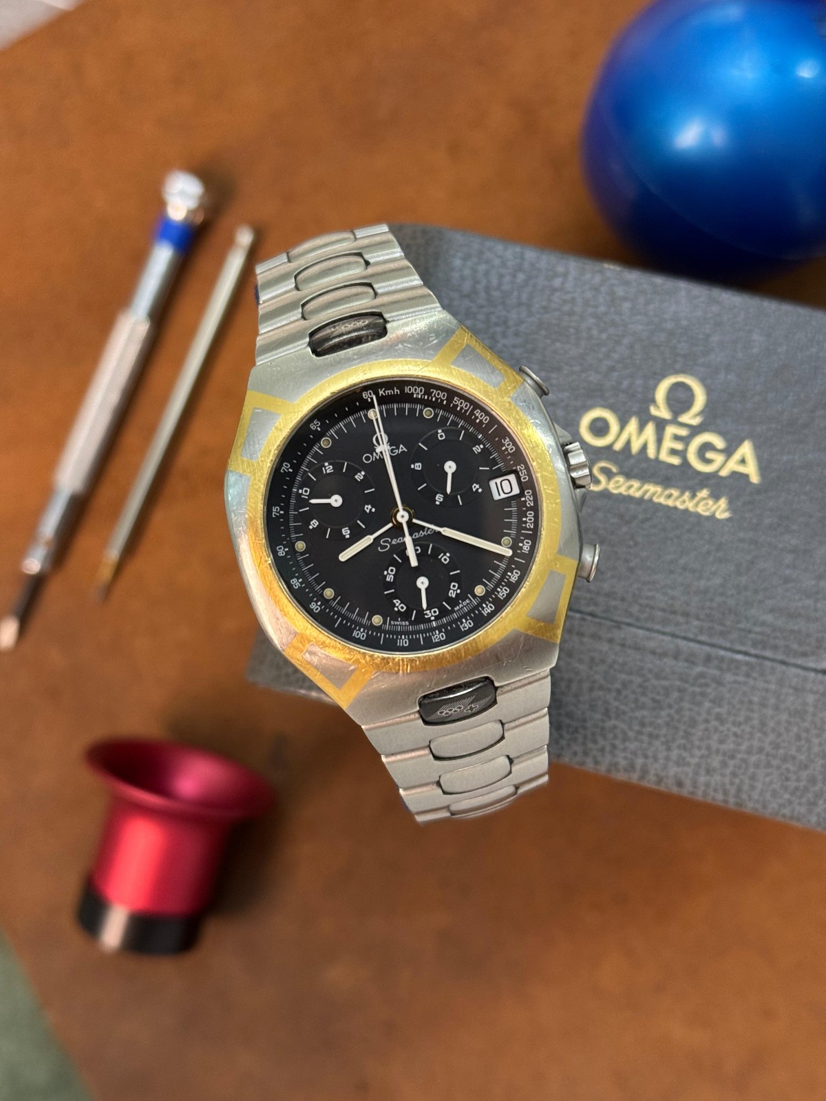OMEGA Seamaster Polaris Swiss Olympic Team Edition 1992 ref 386.1031