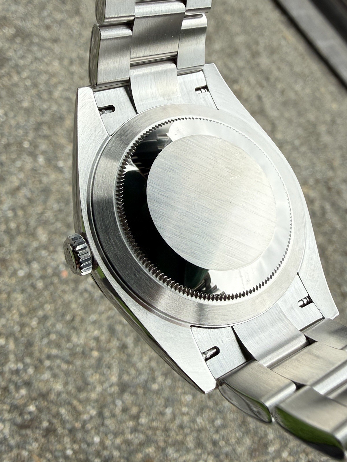 Rolex Datejust 41 Stainless Steel Oyster Smooth Blue Stick Dial 126300 with Box