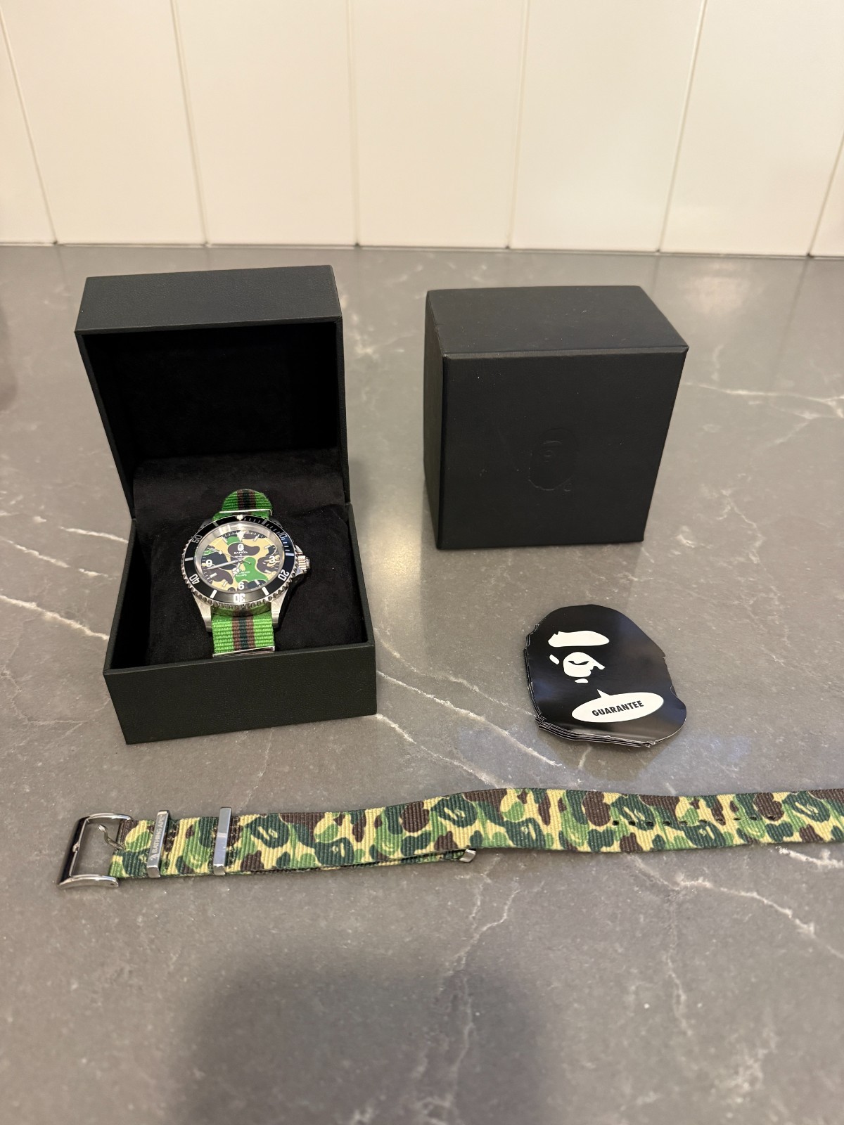 Bape – Bapex – Type 1 Camo – ABC Camo Strap + Nato Strap
