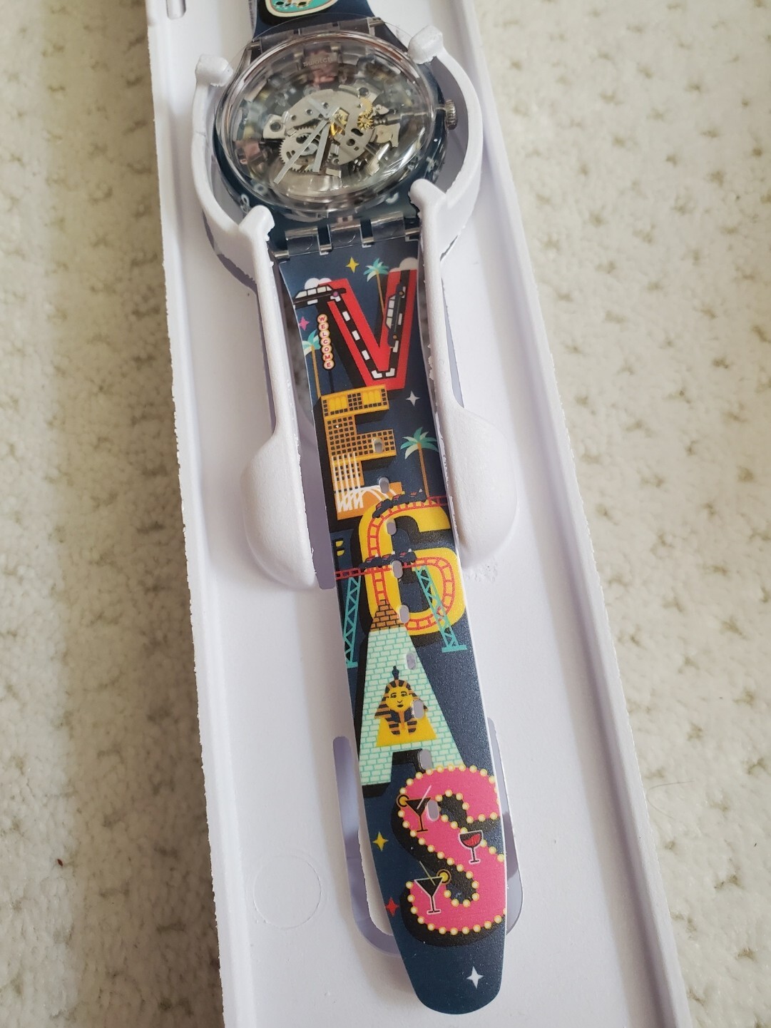 NIB New Release Swatch x You Destination Las Vegas Watch, SUOK137-034