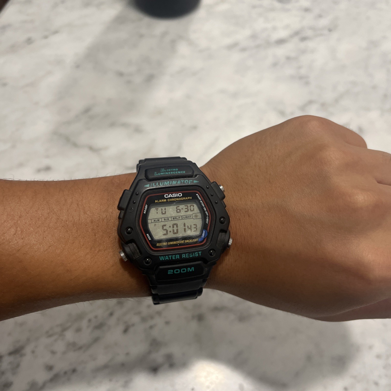 Casio DW 290 Illuminator Overseas Model Digital Watch