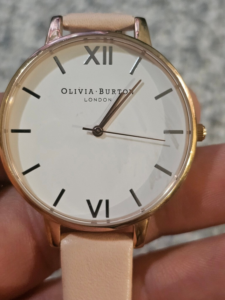 OLIVIA BURTON London Womens Watch Rose Gold Tone WHITE DIAL OB038