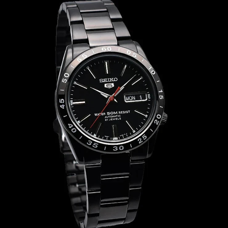 Seiko 5 Automatic SNKE03K1(SNKE03KC) Black Dial 21 Jewels Men’s Watch NEW Japan