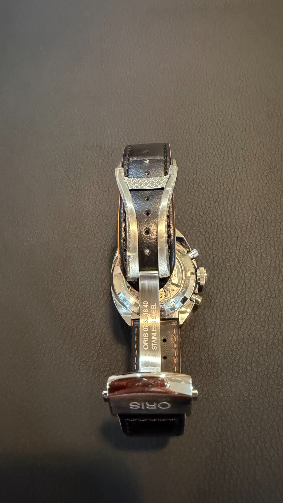 Oris Chronoris Watch Men’s Black (orange)