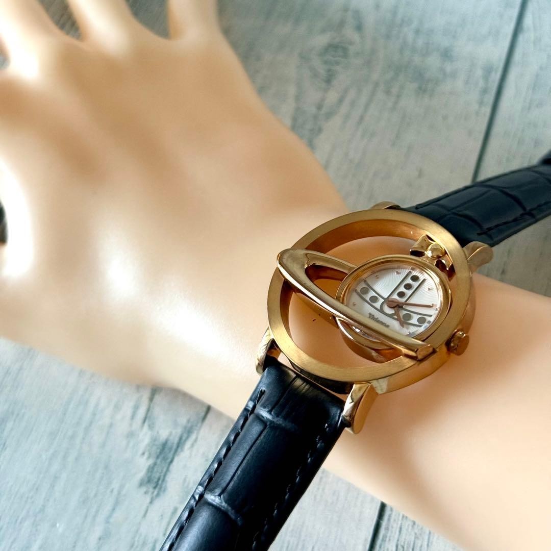 Vivienne Westwood Circle Orb PG Wristwatch Genuine Timepiece Vintage