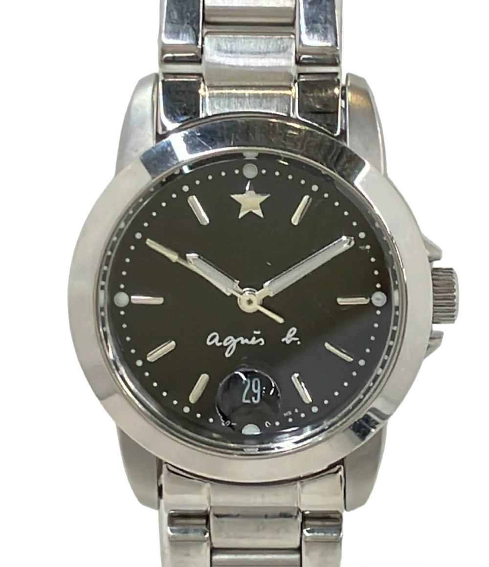 [A1R] agnes b. Quartz Watch Black 7N82-0BM0 Women’s [w7n]