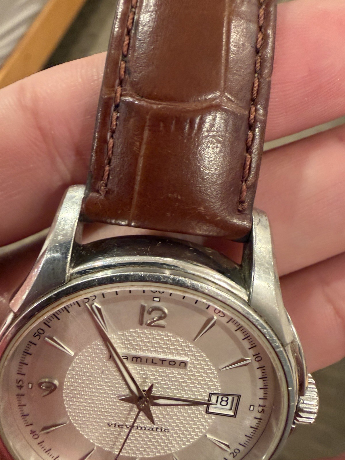 Hamilton Jazzmaster Viewmatic Automatic White Men’s Watch – H325150