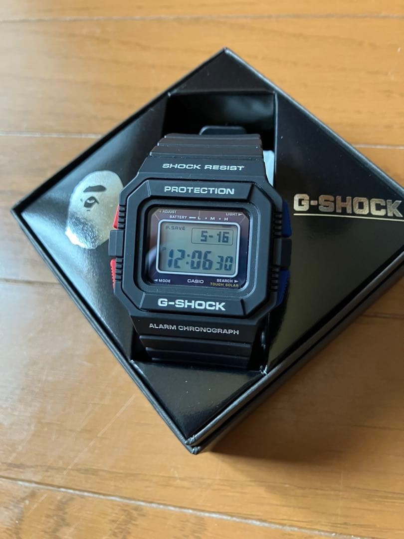 Casio G-Shock G-5500 BAPE A Bathing Ape Box Papers Limited 1000 Watch Japan