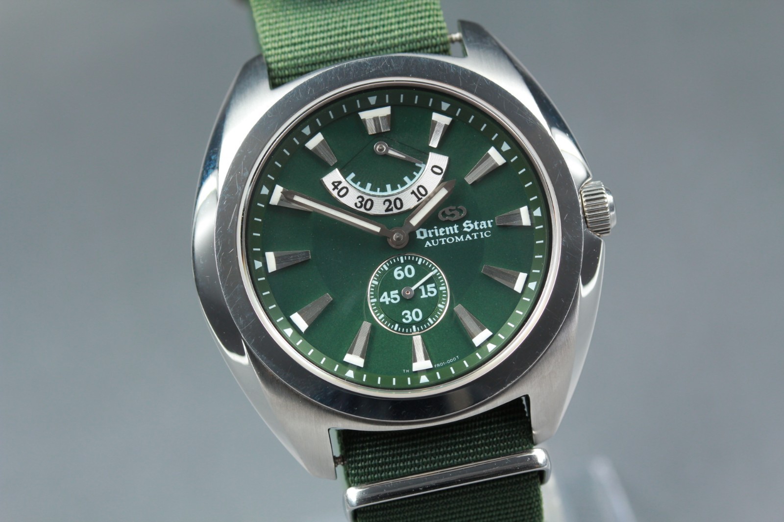 [NEAR MINT] Orient Star FR01-C0 CA Green Dial Power Reserve Automatic Mens Watch