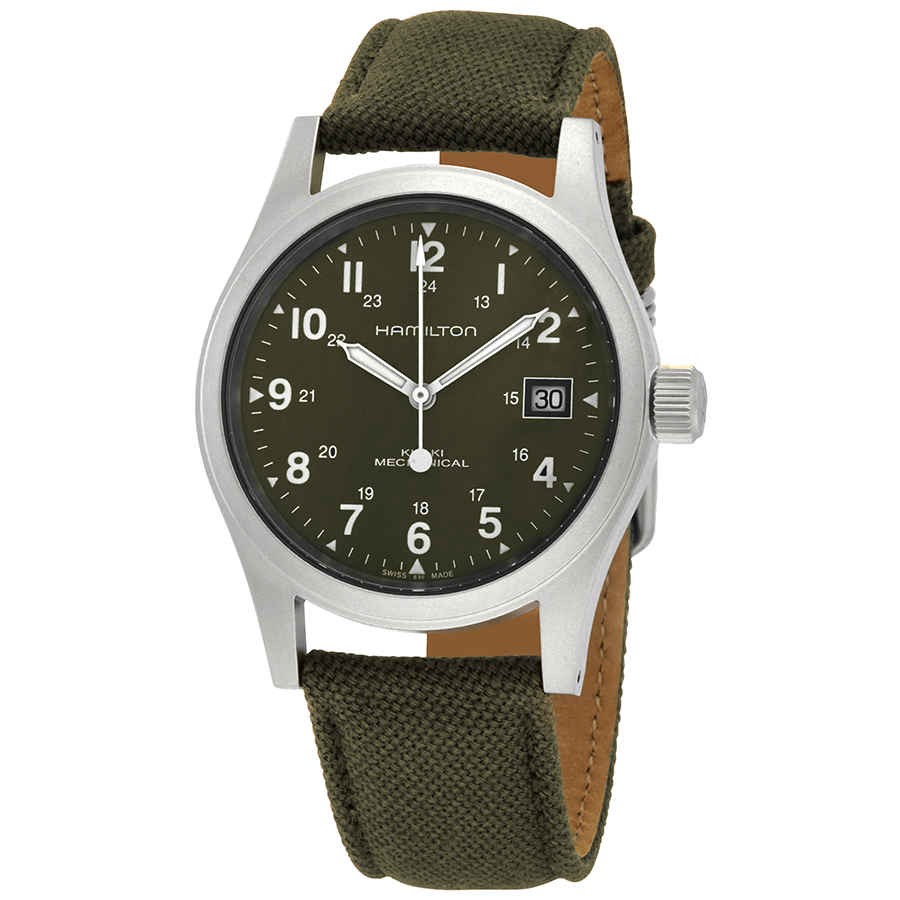 Hamilton Khaki Field Mechanical Green Dial Men’s Watch H69439363