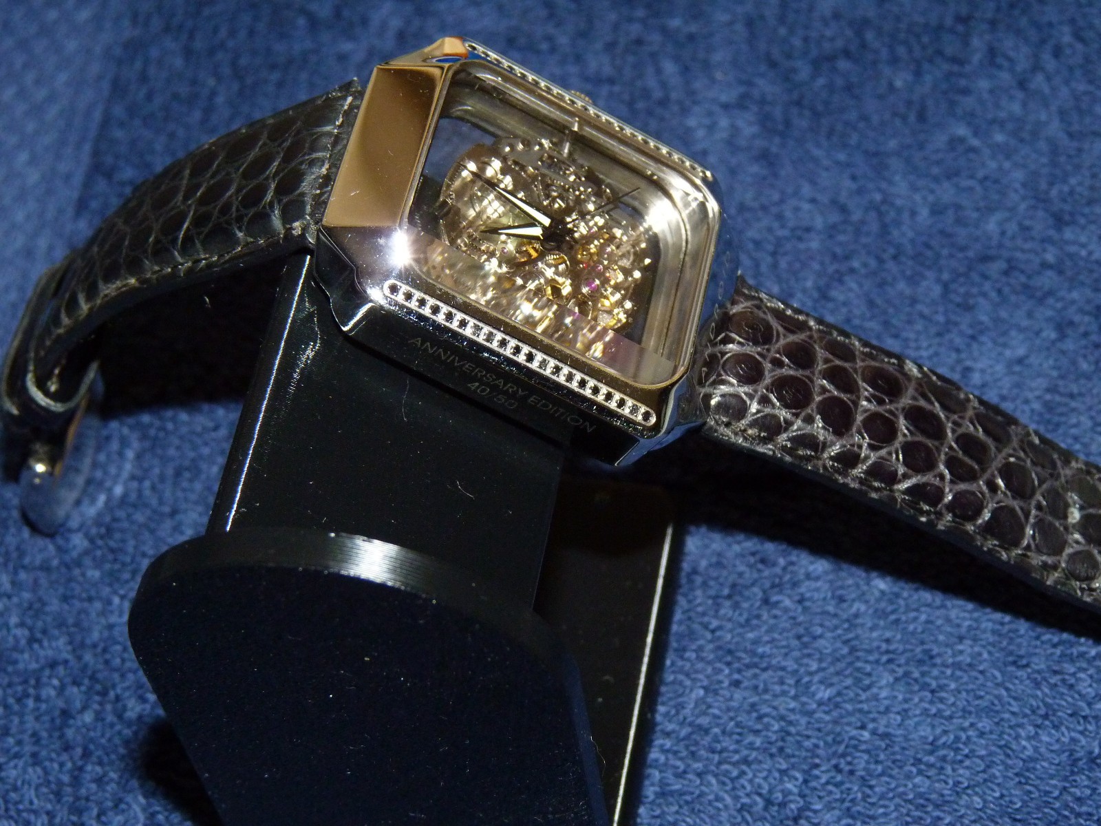 Android Aragon Mystique Automatic Skeleton Men’s Leather Watch Anniversary