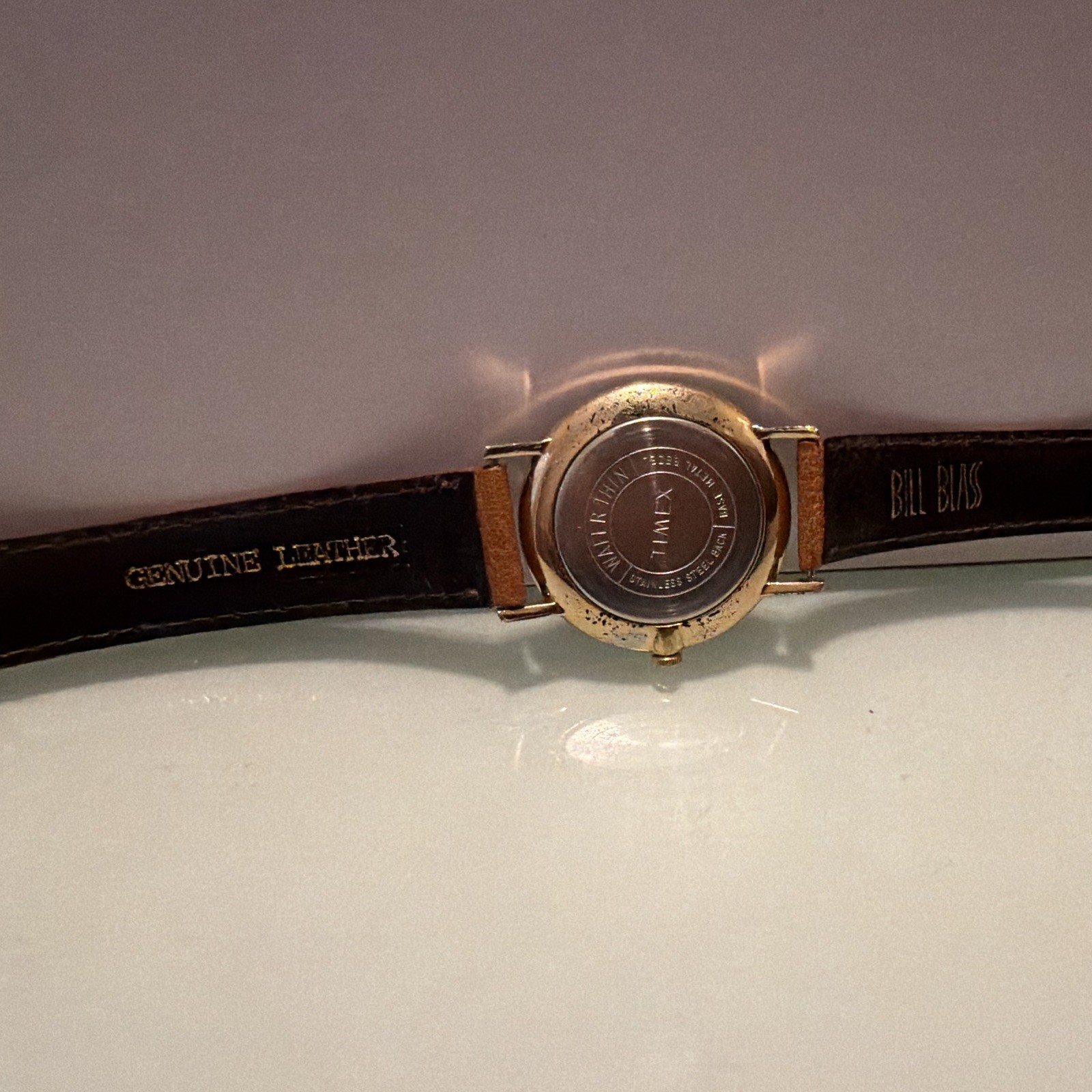 Timex Wafer Thin Marlin Vintage Manual Wind Gold Case
