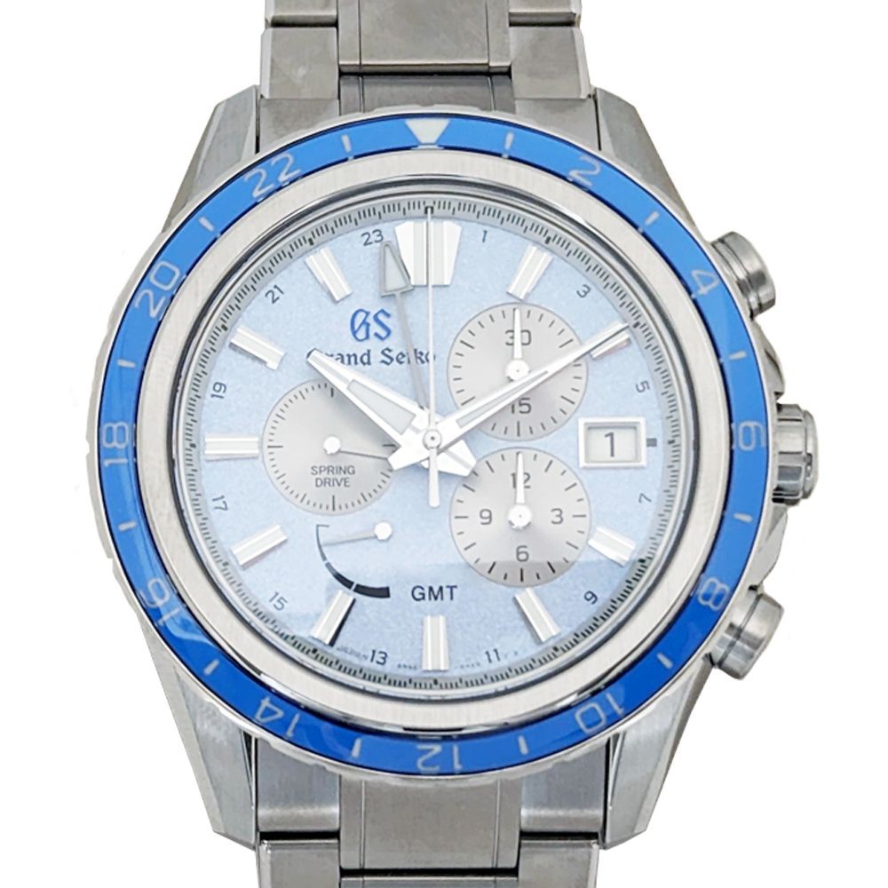 GRAND SEIKO EVOLUTION 9 COLLECTION SPRING DRIVE CHRONOGRAPH SBGC261 BLUE Used