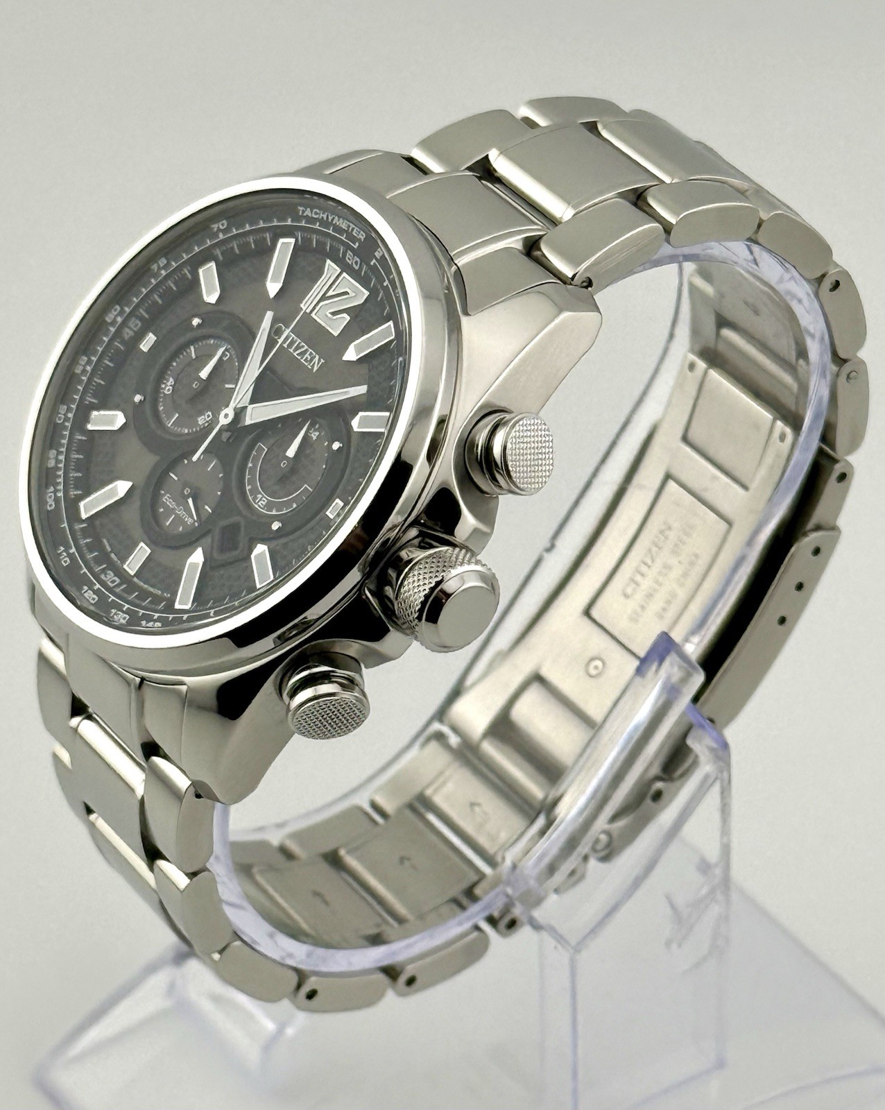 CITIZEN PILOT ECO-DRIVE CHRONOGRAPH•24HR DIAL•20ATM WR•B620-S134329KA