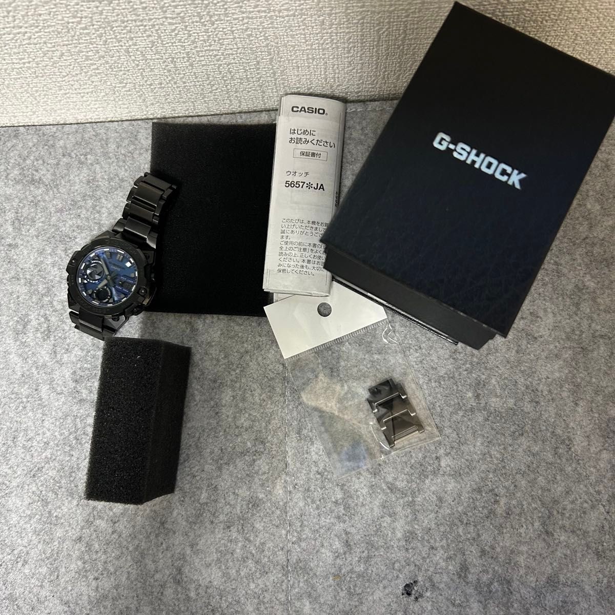G SHOCK GST B400BD 1A2JF G STEEL Solar Radio Bluetooth Black Blue G Steel G Shoc