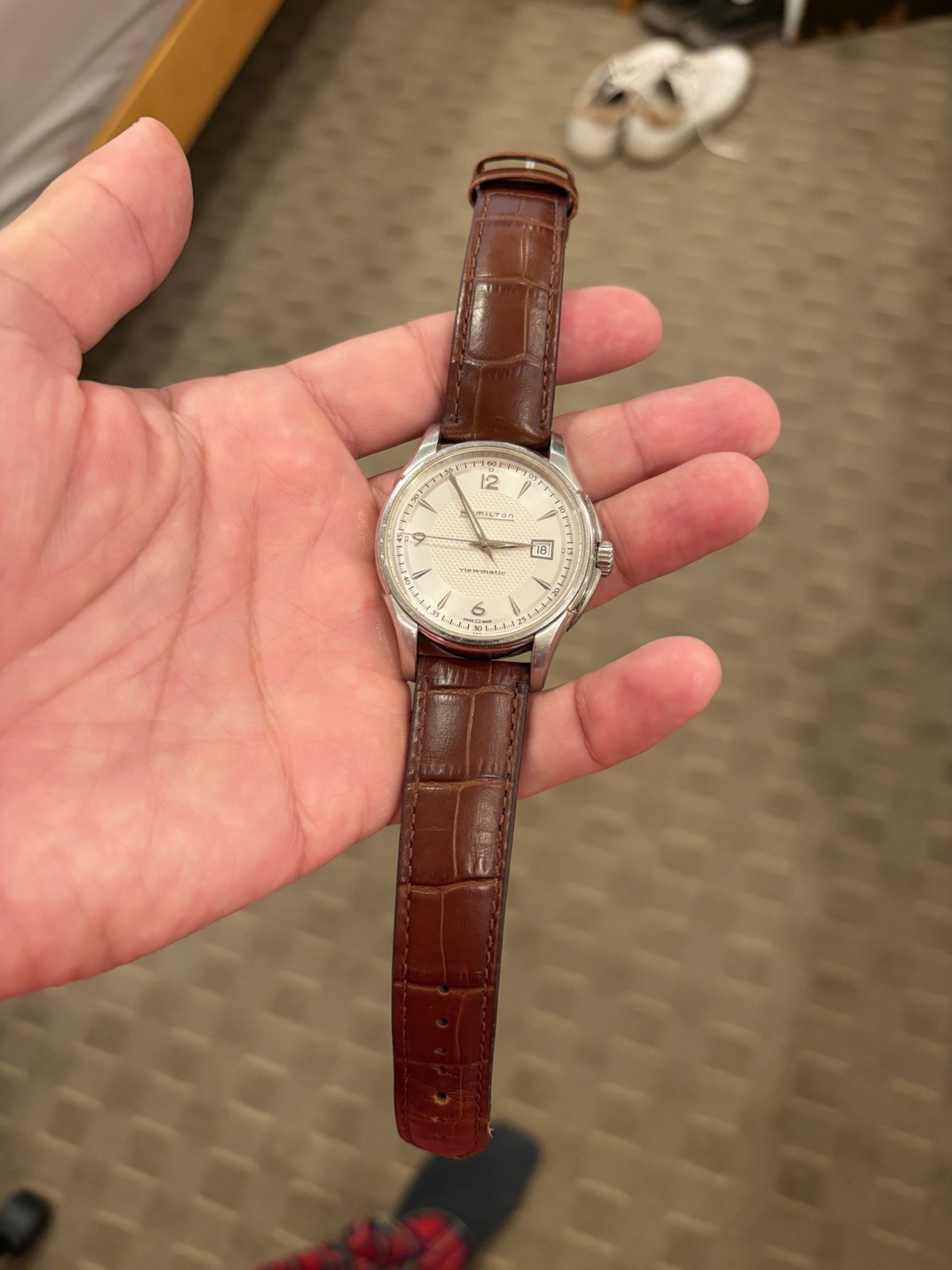 Hamilton Jazzmaster Viewmatic Automatic White Men’s Watch – H325150