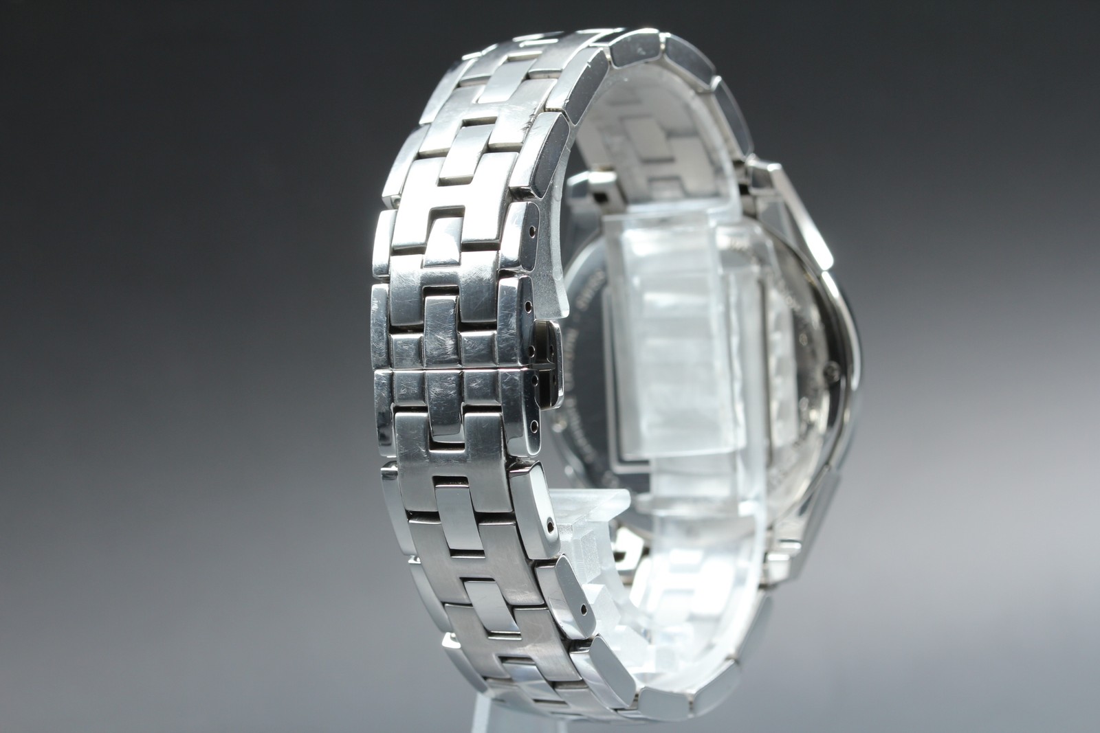 [Near MINT] HAMILTON Jazzmaster H384110 Small Second Gray Dial Quartz Mens Watch