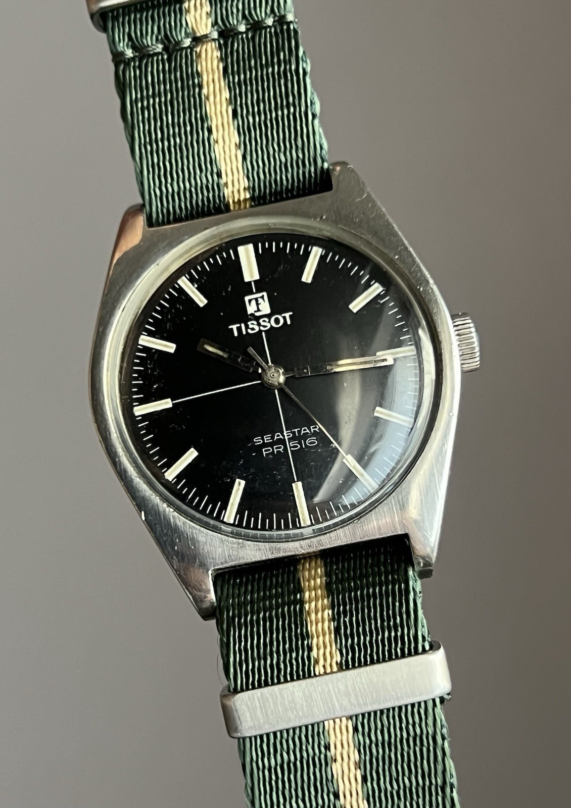 Tissot PAF Pakistan Airforce Seastar PR516 manual Winding. Men’s, Issued