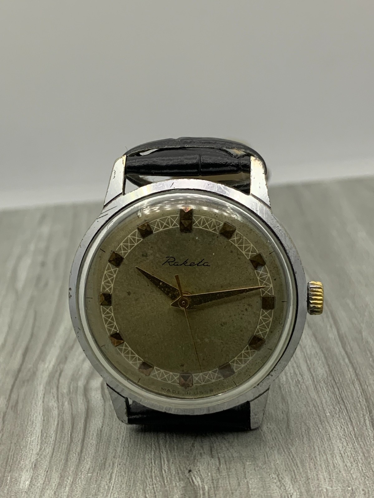 Vintage Soviet Men’s Watch RAKETA Baltika USSR 60s Mechanical 2609.I Serviced