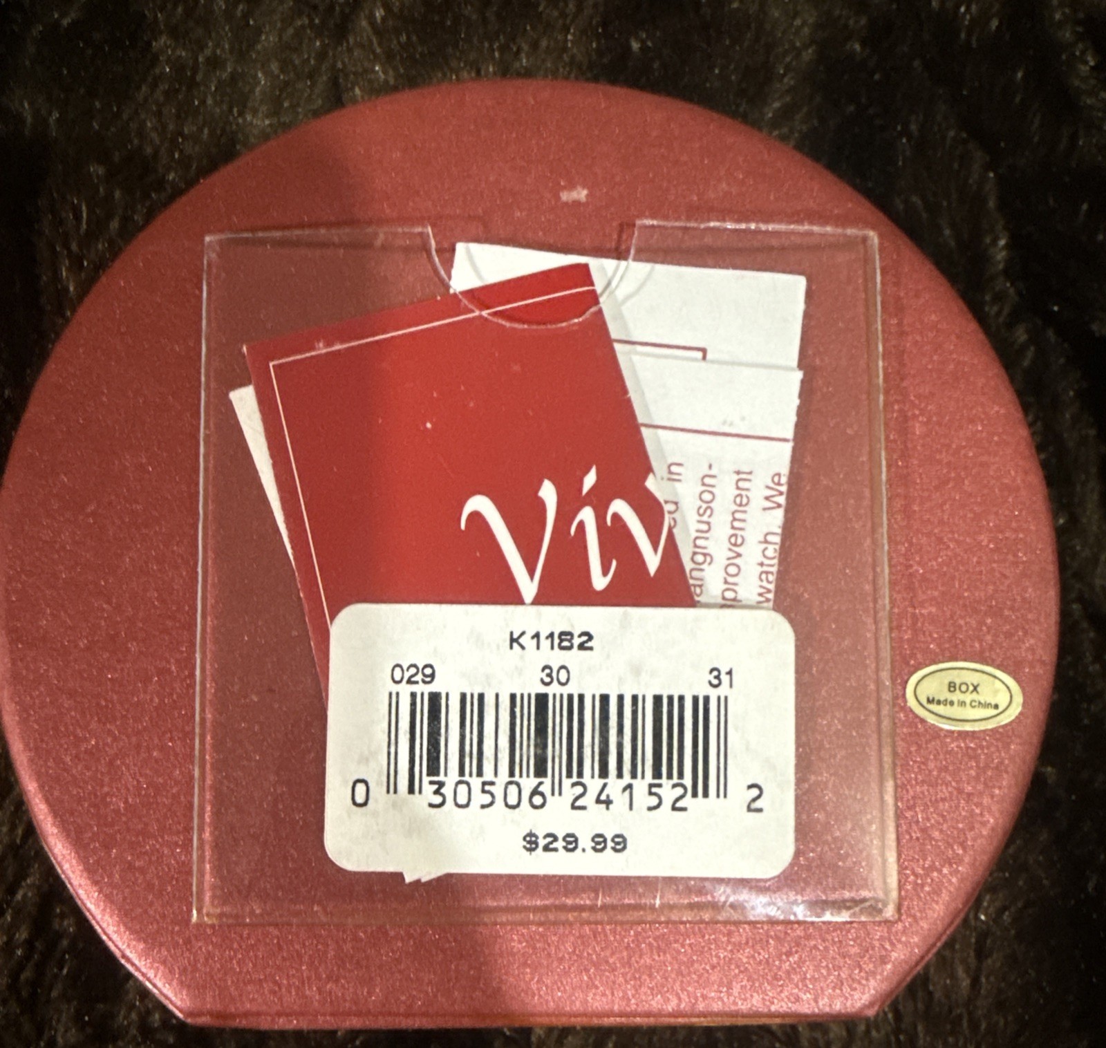 VINTAGE VIVANI WOMEN’S WATCH ROSE GOLD TONE NEW IN BOX ( NEED BATTERIES)