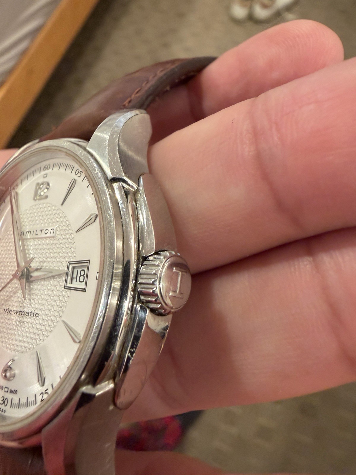 Hamilton Jazzmaster Viewmatic Automatic White Men’s Watch – H325150