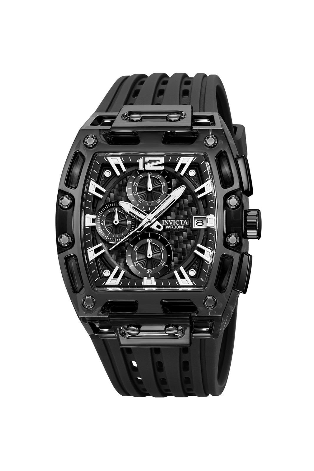 70146 – Invicta S1 Rally Men’s 42mm Black carbon Chronograph Watch