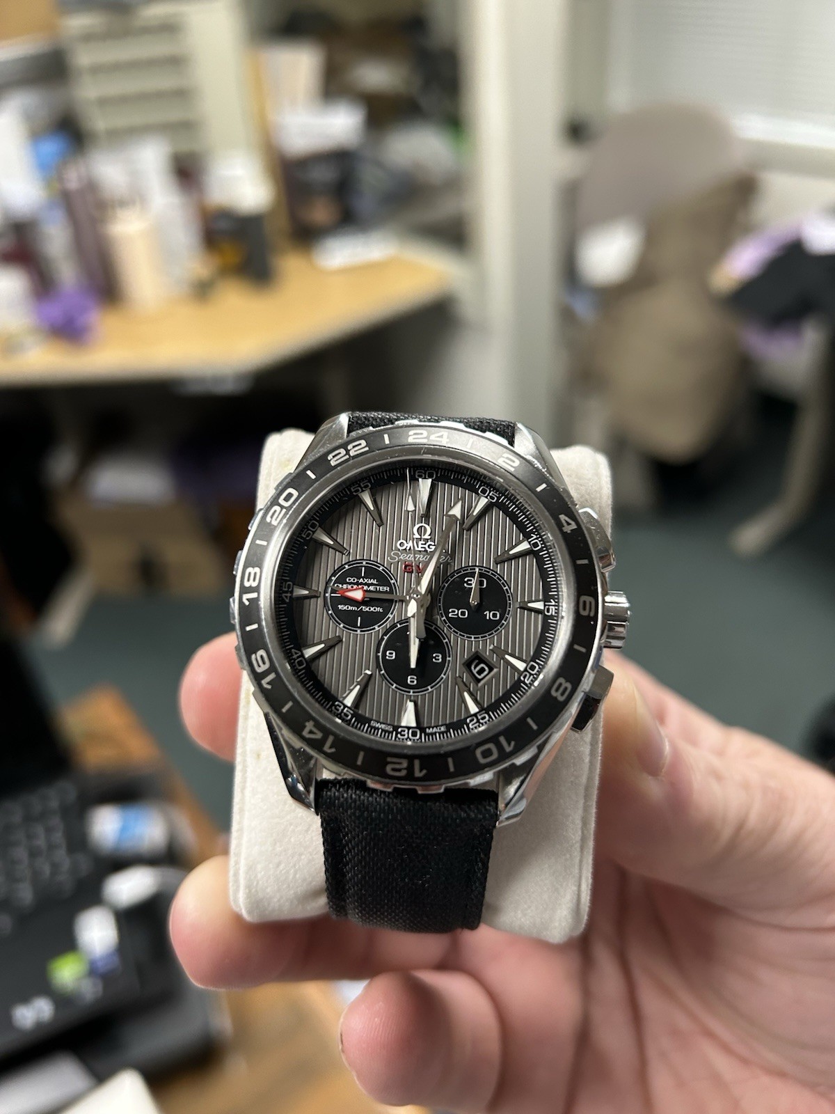 Omega Seamaster Aqua Terra 150M Co-Axial Chronometer Gmt Chronograph Automatic