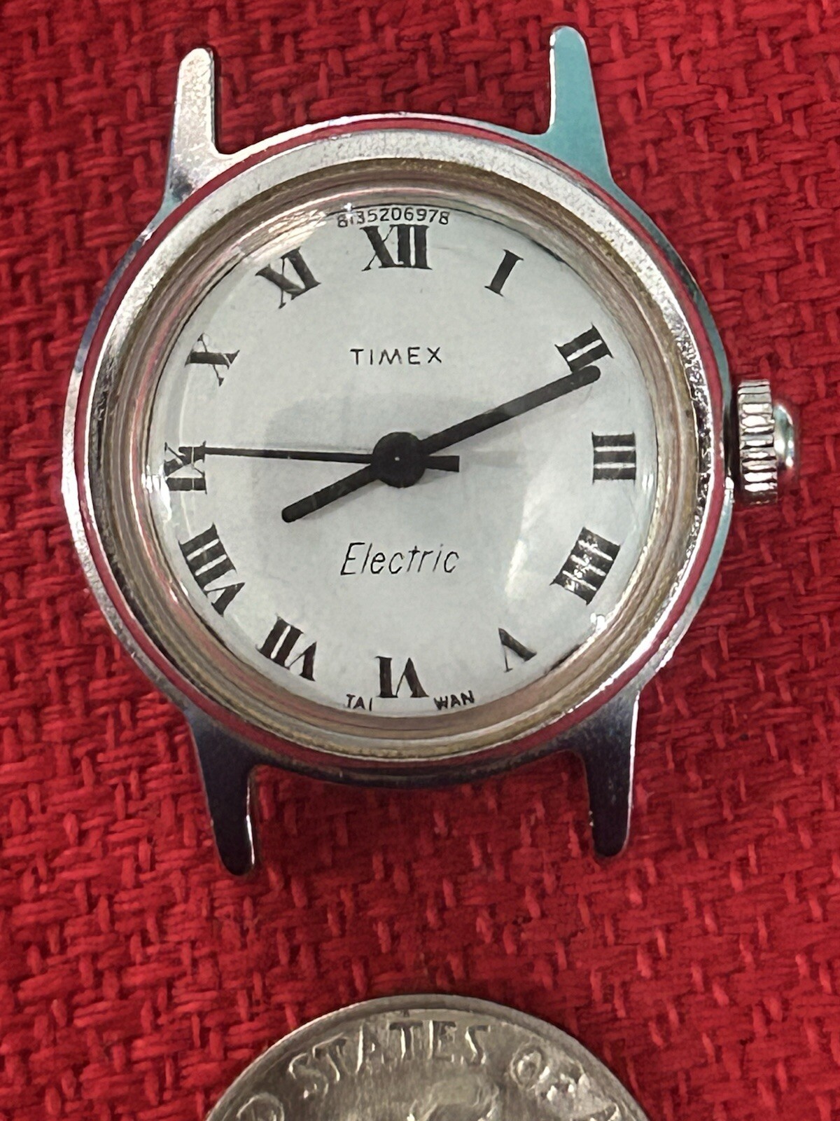Vintage Timex Electric Women’s Watch Taiwan White Dial