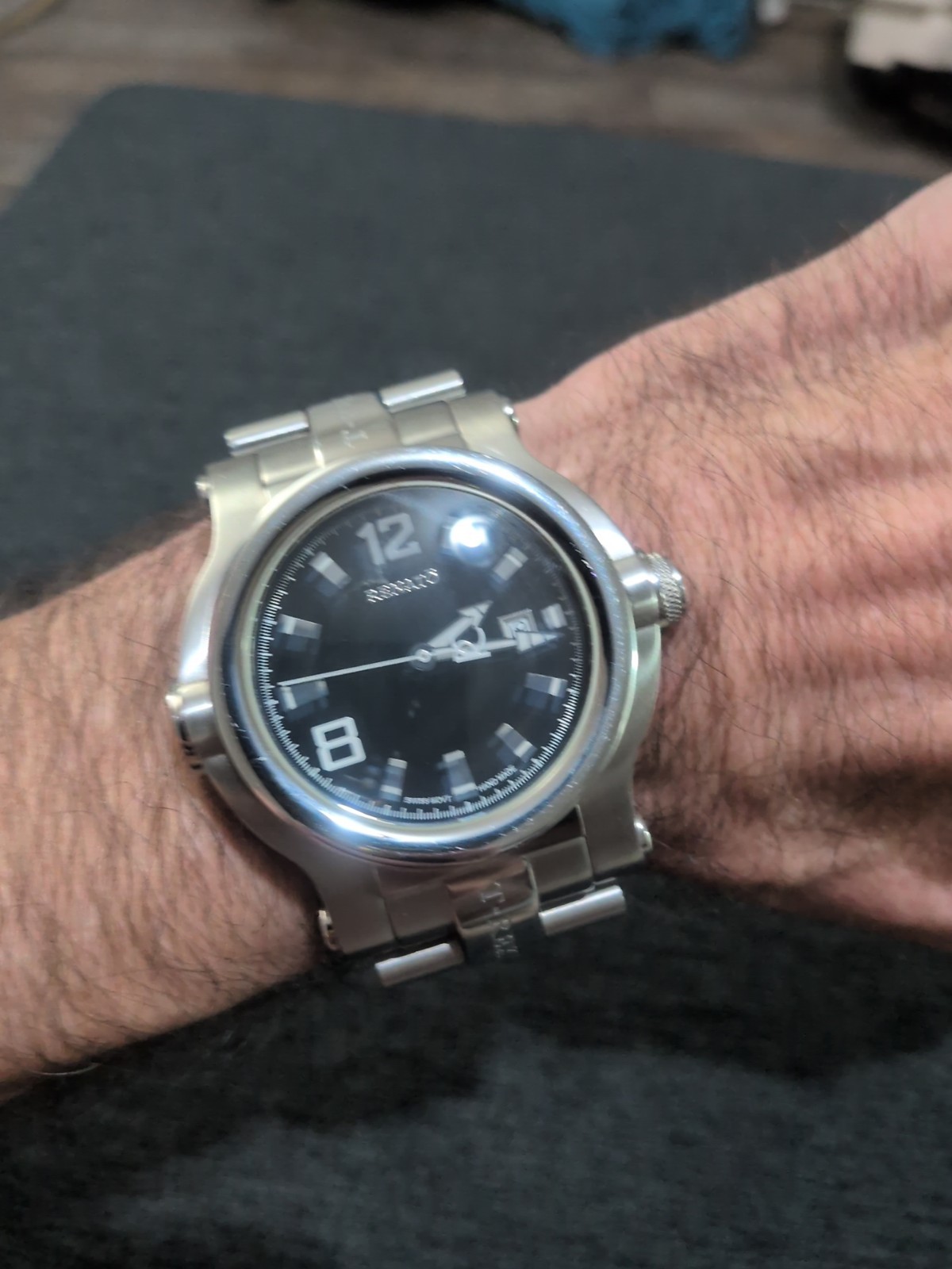 Renato Mens T-Rex Gen 2 LE Stainless Steel/Black 15/100 Limited Edition Watch