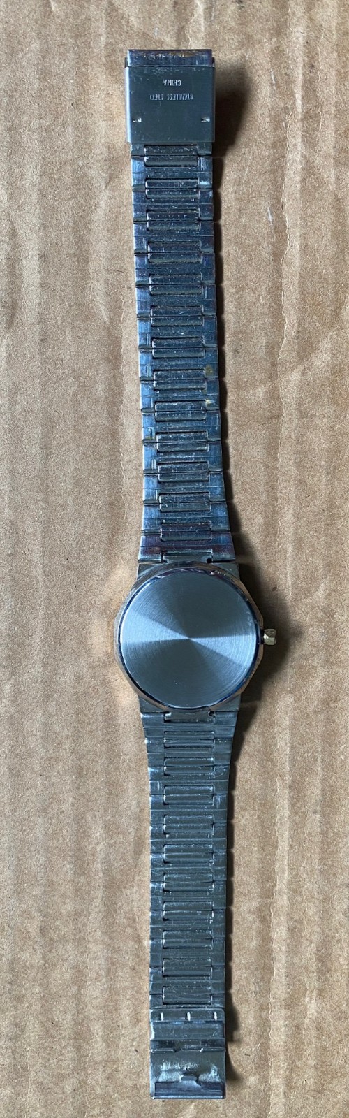 Vintage Two-Tone CVP Quartz Watch Japan Movement 1987 Untested W/ Manual & Pouch