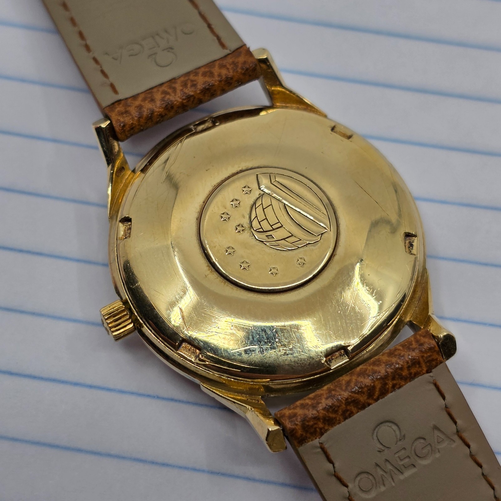Omega Pie Pan Constellation 18k Solid Gold Automatic Cal. 551 Mens Watch 167.005