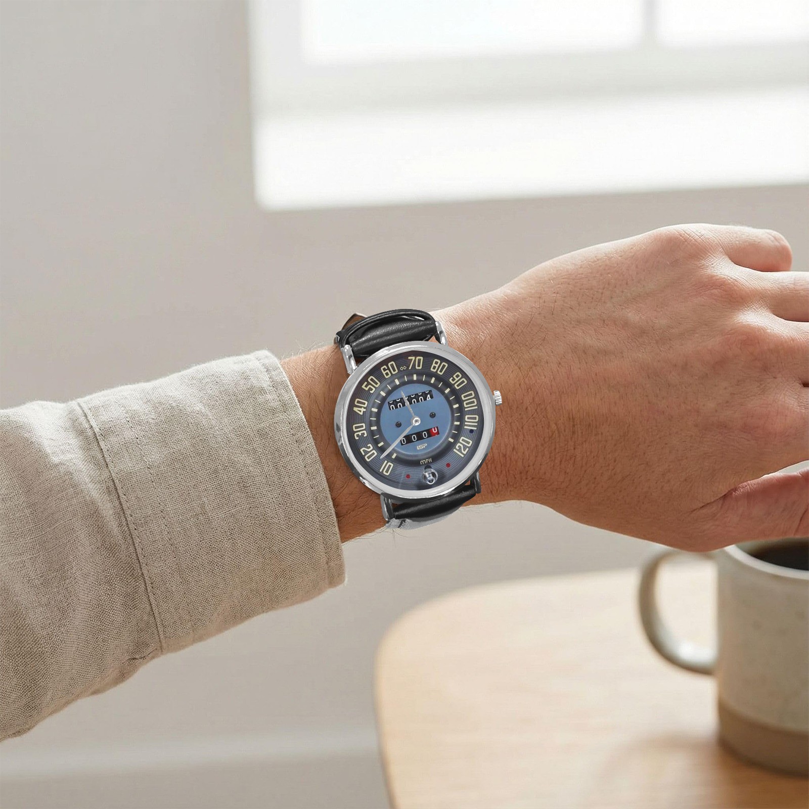 VW Bus Bug Beetle Karmann Ghia 120 MPH Speedometer Watch