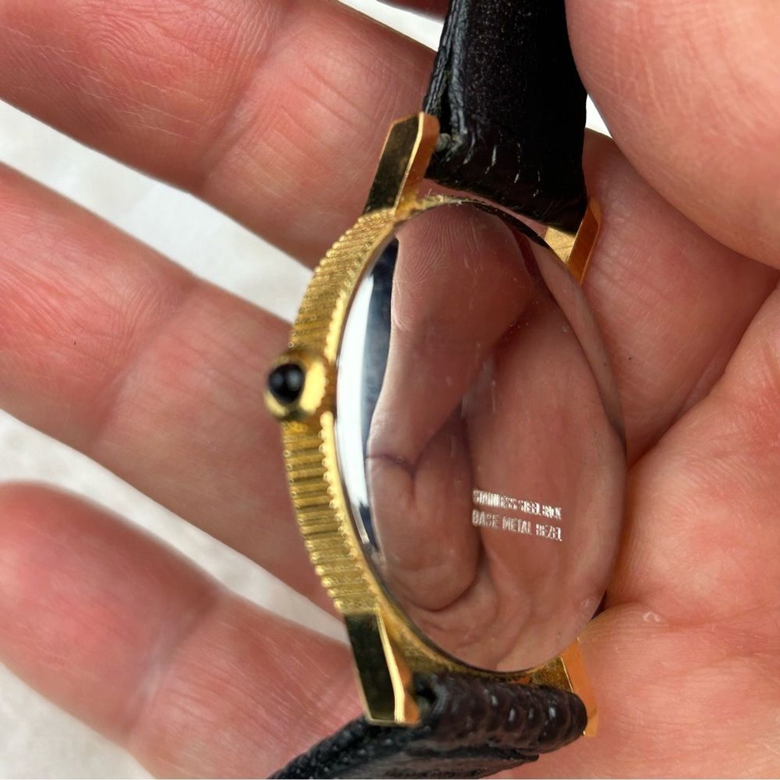 RARE Men’s Vintage 1776 1976 BICENTENIAL WITTNAUER COIN BASE 8KT GOLD WATCH