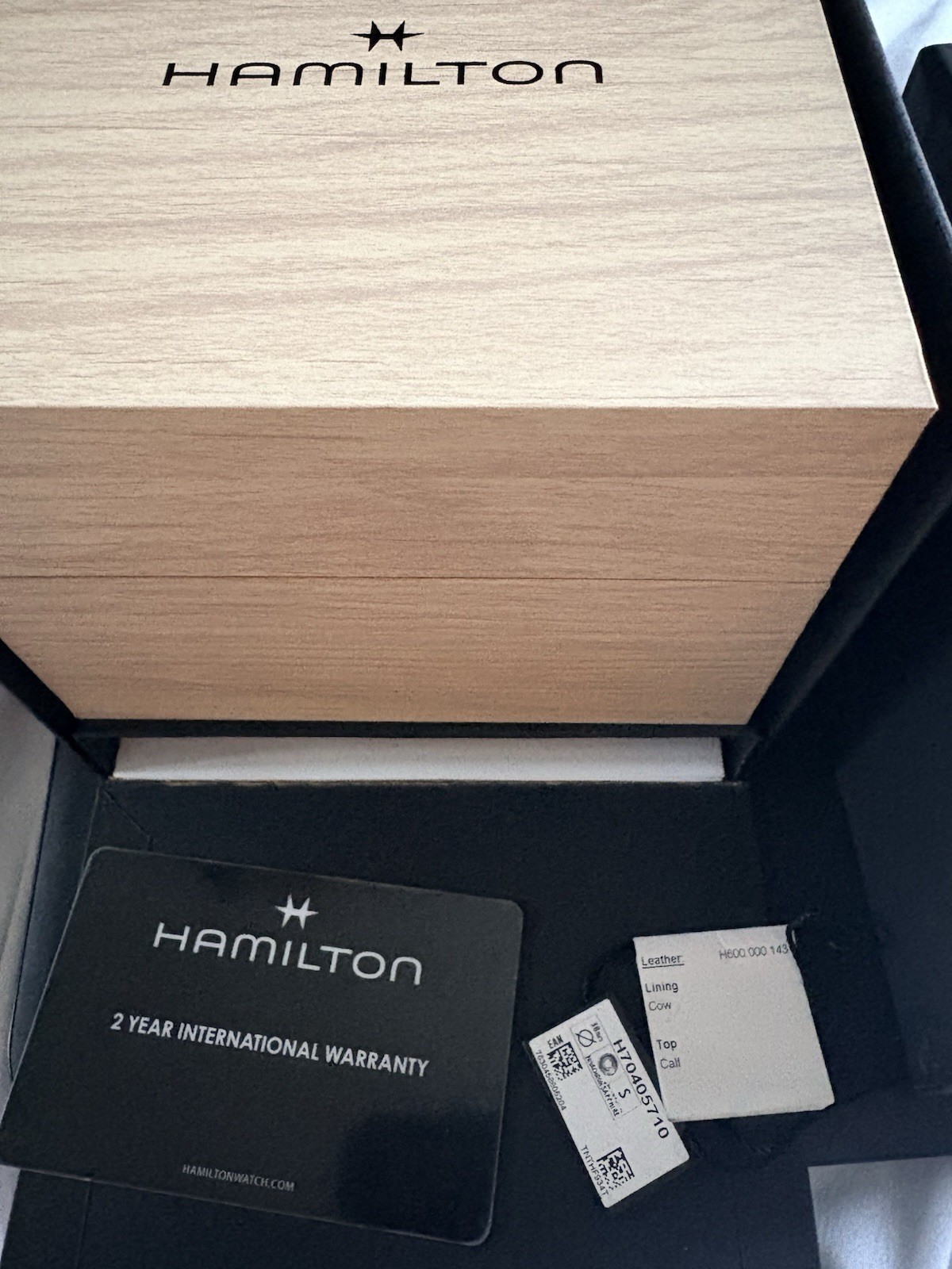 Hamilton Khaki Field Murph 38mm Automatic White Dial Box and Papers