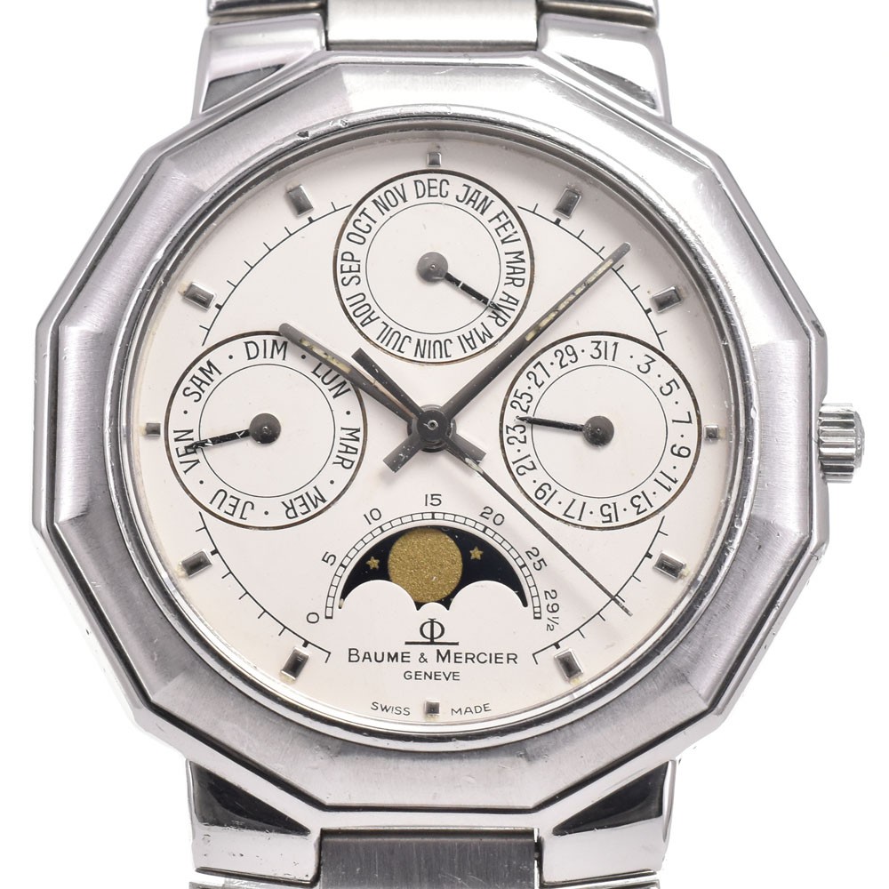 Baume & Mercier Riviera 6131.2 Triple calendar moon face Quartz Men’s G#146075