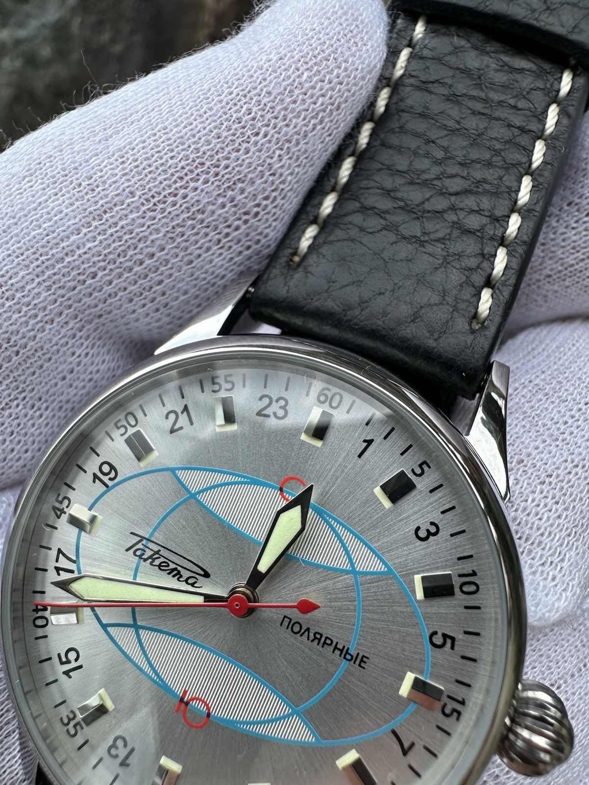 Mechanical Watch Raketa Polar Day Night 24 hours 2623. H