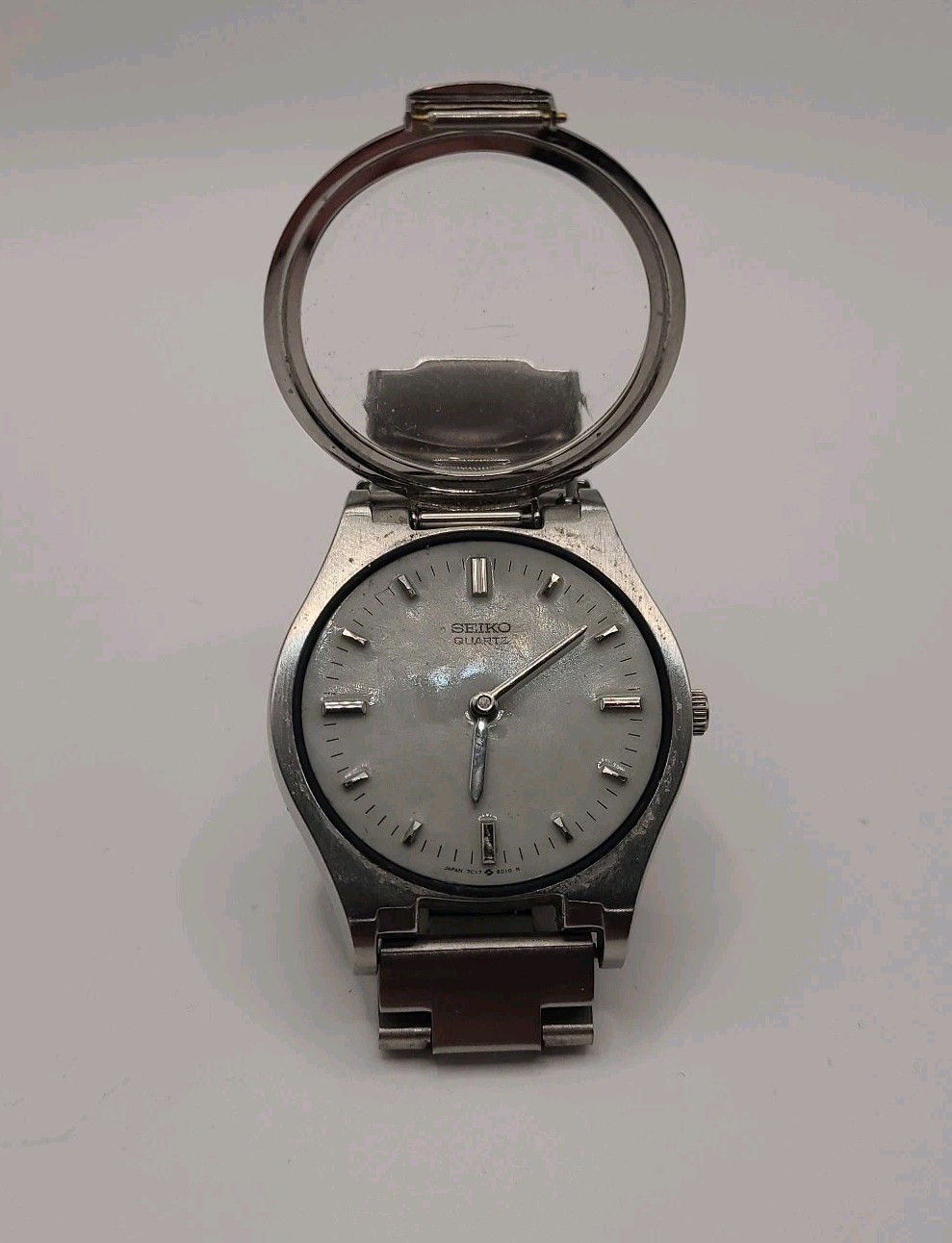 Seiko Blind Essentials 36mm Braille Watch for Visually Impaired, Ref. 7C17-8000