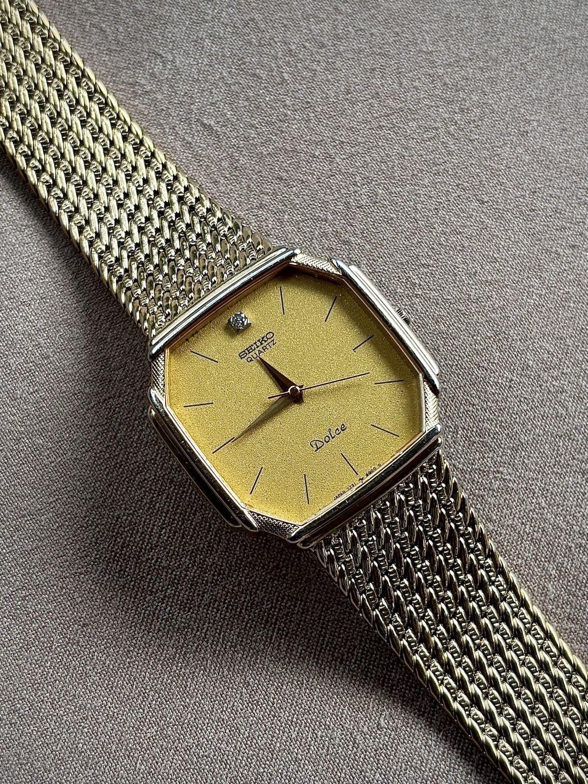 Vintage Seiko Dolce | Gold Dial Quartz | Men’s Dress Watch