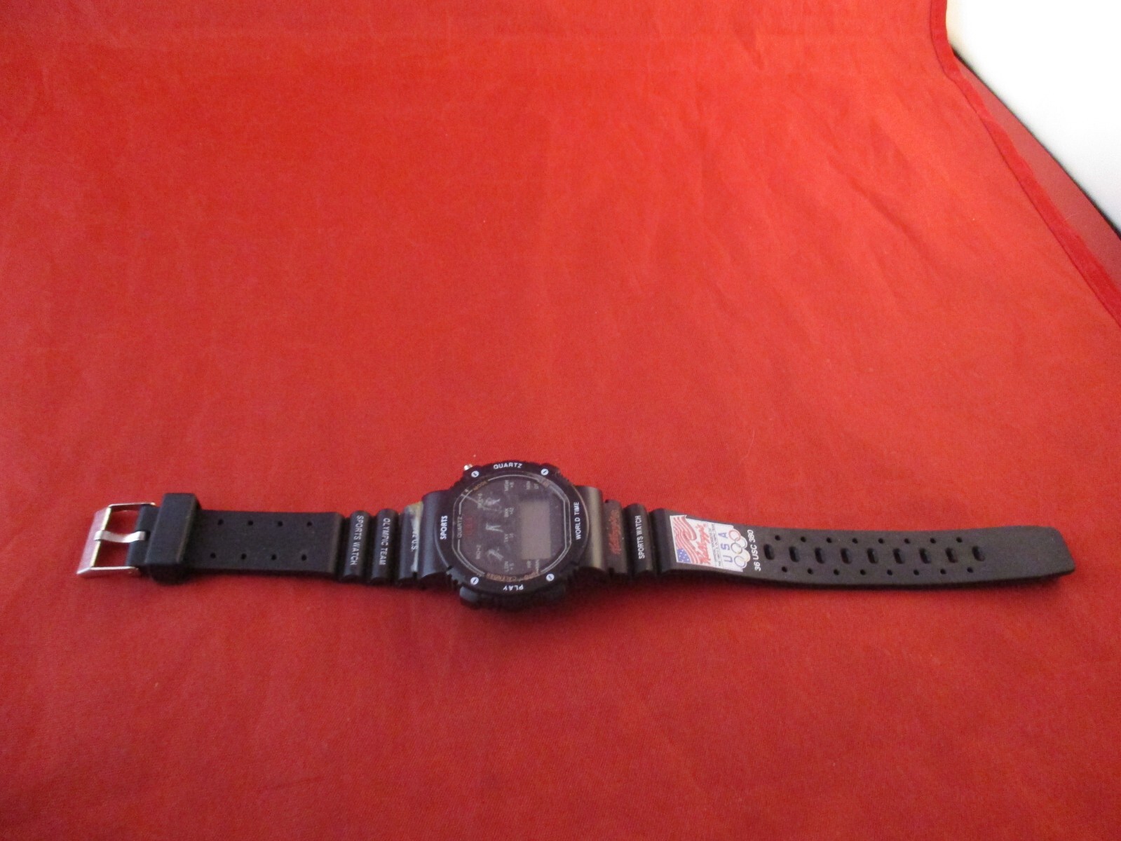 Kellogg’s 1992 USA Olympic Team Retro Watch Black Colored Wristwatch