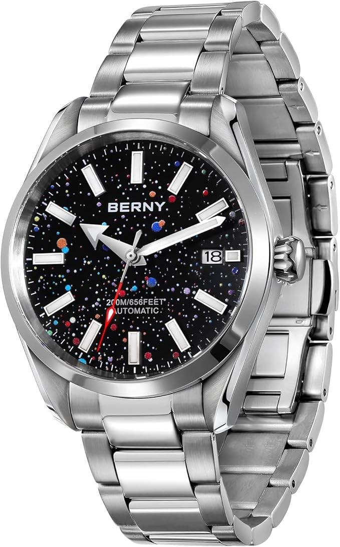 BERNY AM230M-A Automatic 200M Waterproof Sapphire Men’s Authentic Watch 80301_15