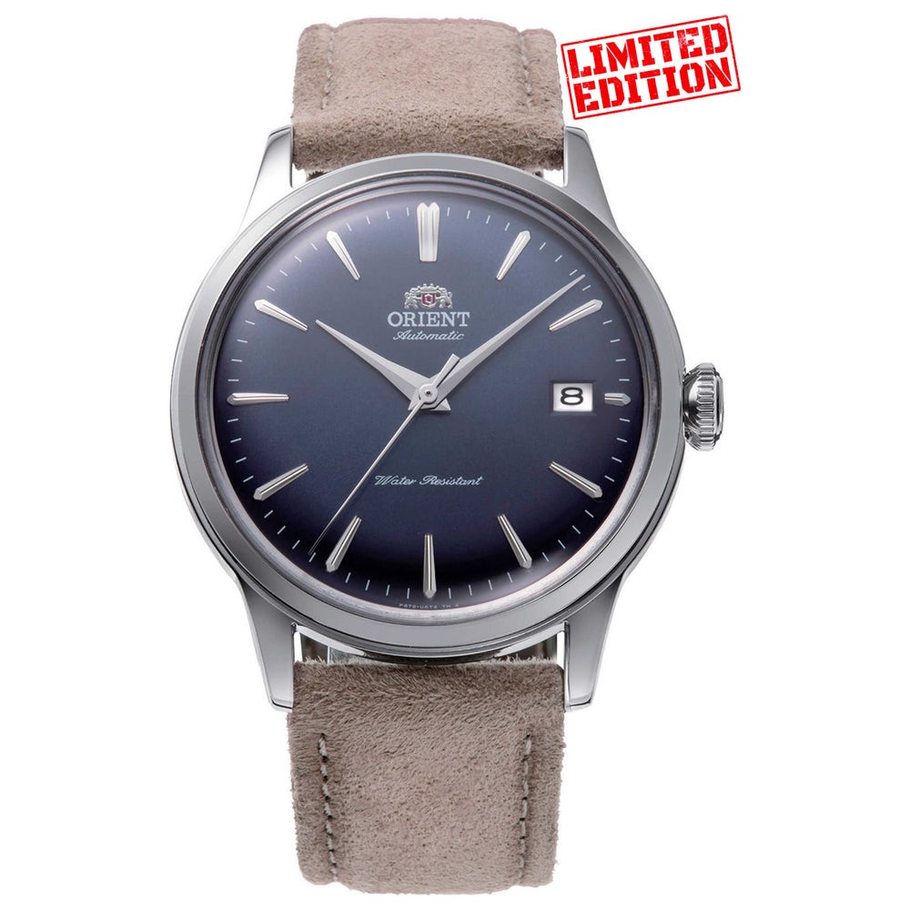 Orient Men’s Bambino Blue Dial Automatic 38mm Watch RA-AC0M12L