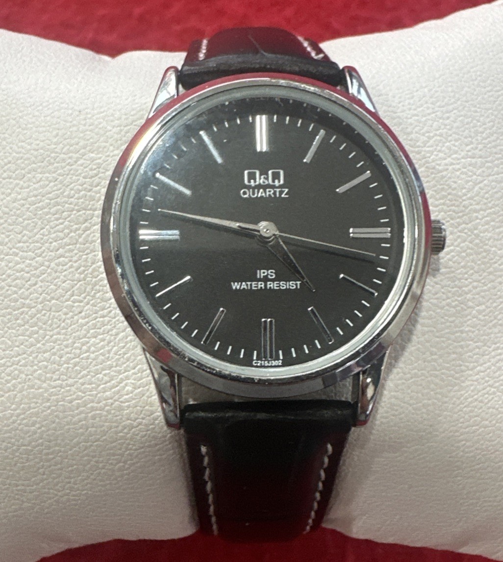 Q&Q QUARTZ WOMEN WATCH 3 BAR (NEW BATTERY )