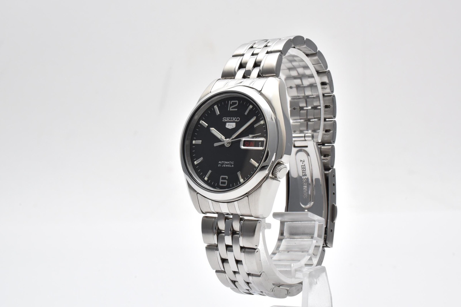 [NEAR MINT] SEIKO 5 7S26-01V0 Black Dial Automatic Men’s Watch From JAPAN