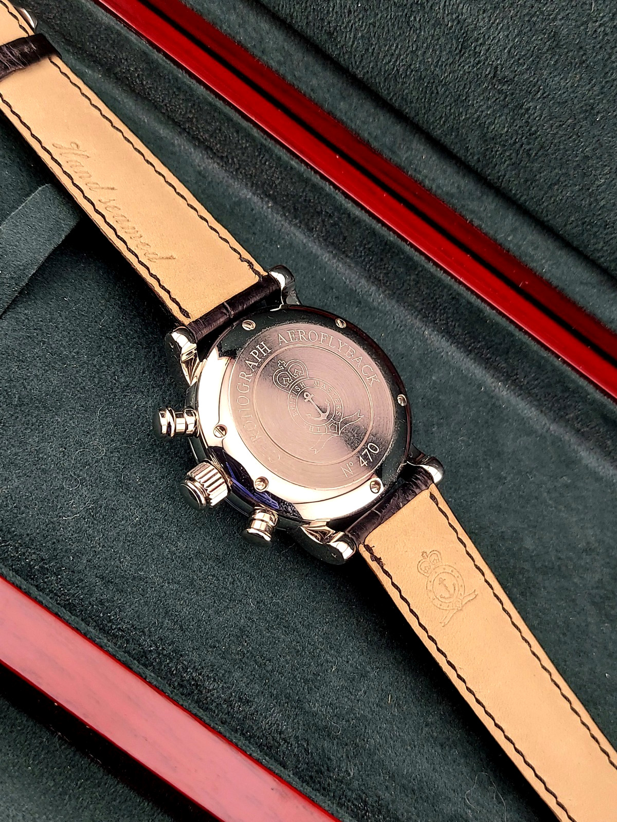 New Unworn Graham Aero Flyback Men’s Swiss Chronograph Watch Full Set Box Papers