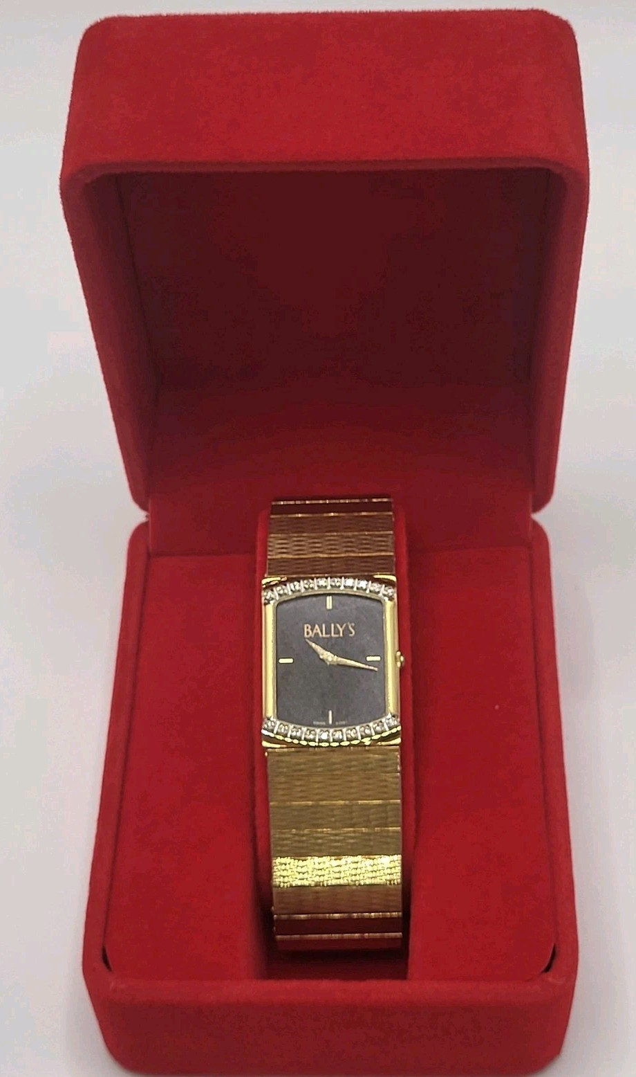 [N. MINT] Vintage BALLY’S LAS VEGAS by BULOVA Swiss Unisex DIAMONDS Watch