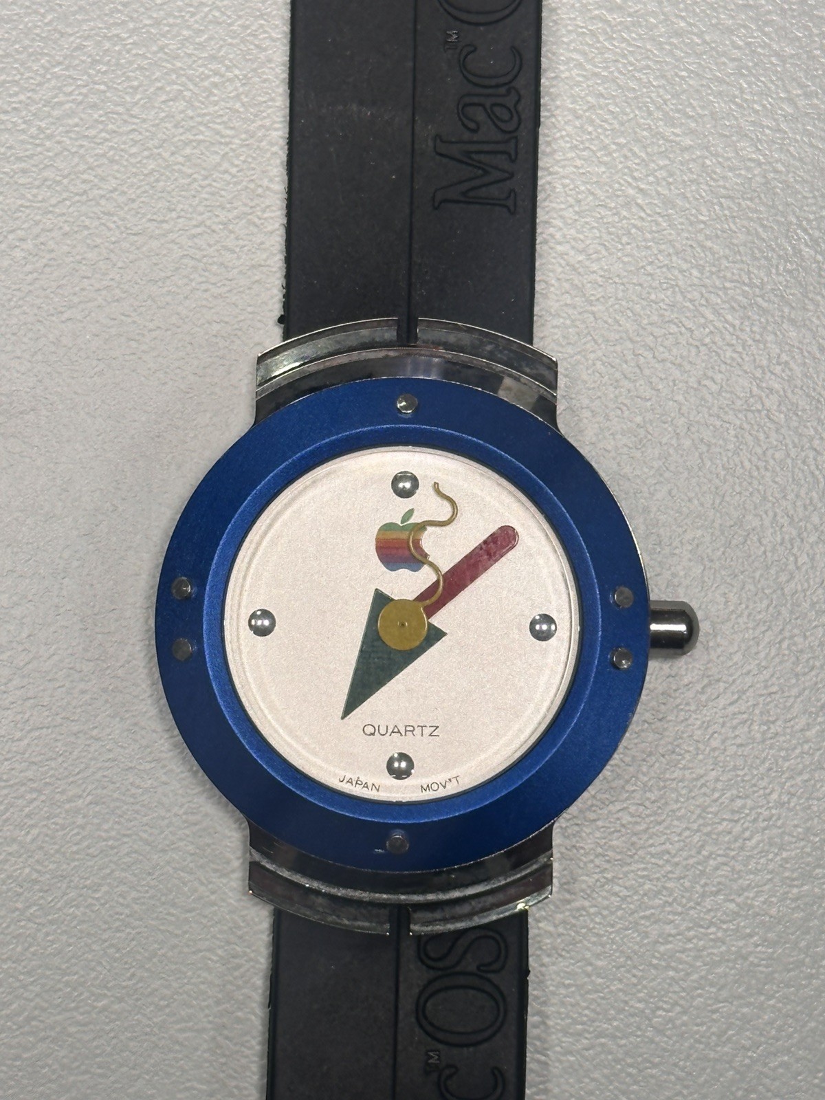 Apple Mac Watch 1995 Vintage Promo Quartz – WORKS! New battery and case!