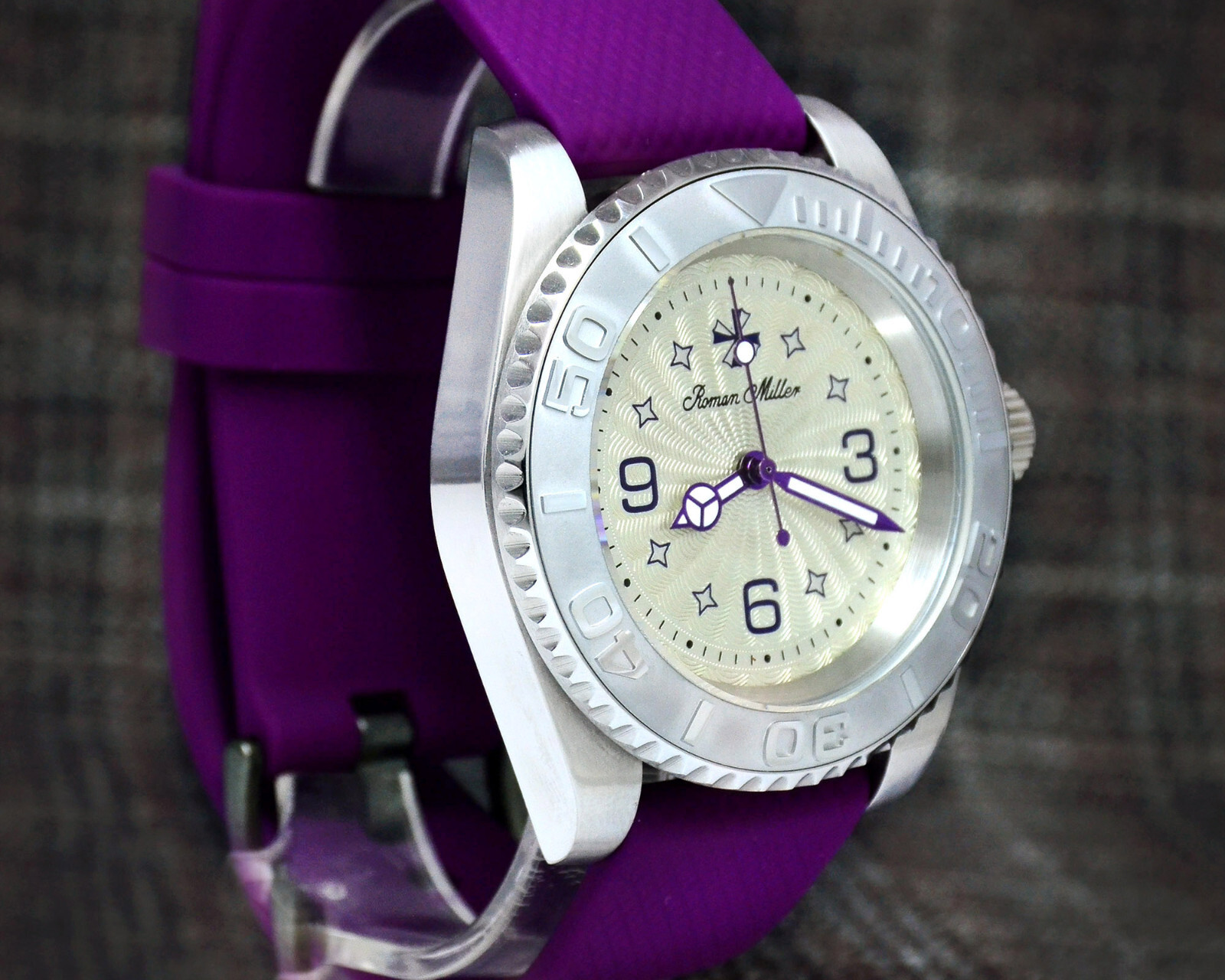 Men’s Diver Watch Automatic Custom Made Watch Sapphire Glass Engraved watch